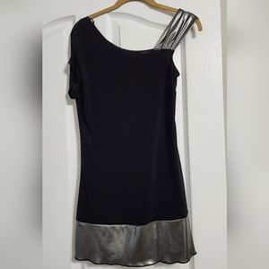 Black cocktail dress